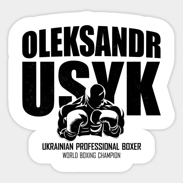 oleksander usyk Sticker by Retro Project